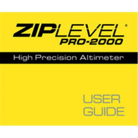 ZIPLEVEL User Guide - Print Version ZUG-PRT
